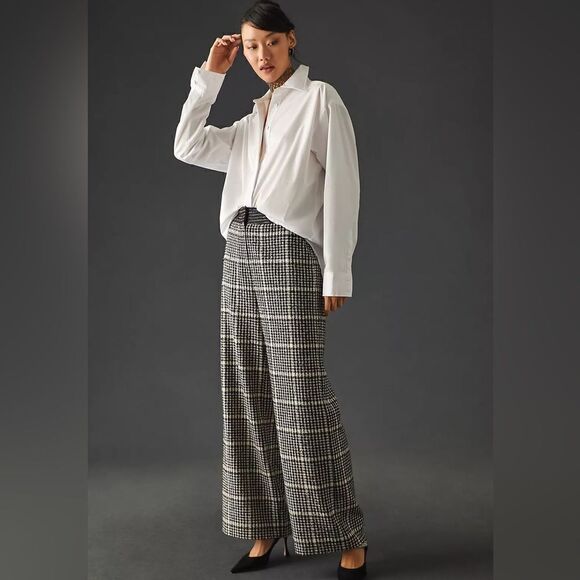 Anthropologie Exquise Plaid Pants NWT - Picture 3 of 13
